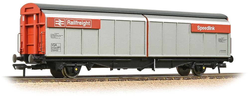 Bachmann 37-601C British Rail VGA/VKA 'Vanfit' British Rail Railfreight Grey & Red Speedlink 210452 Image
