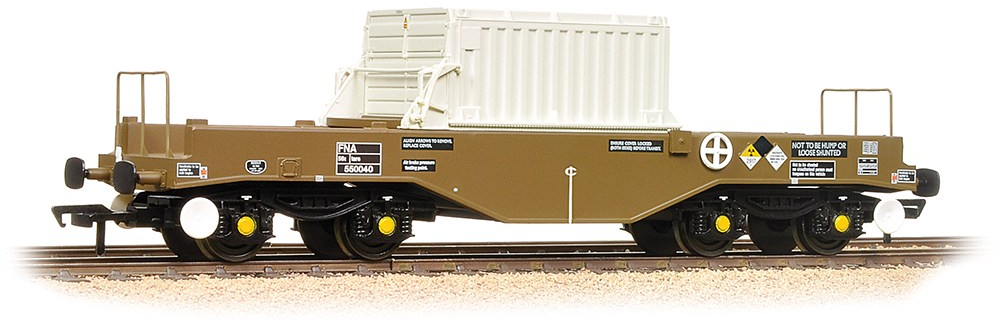 Bachmann 38-347B British Rail FNA/FNB Bogie Nuclear Flask British Rail Brown 550040 Image