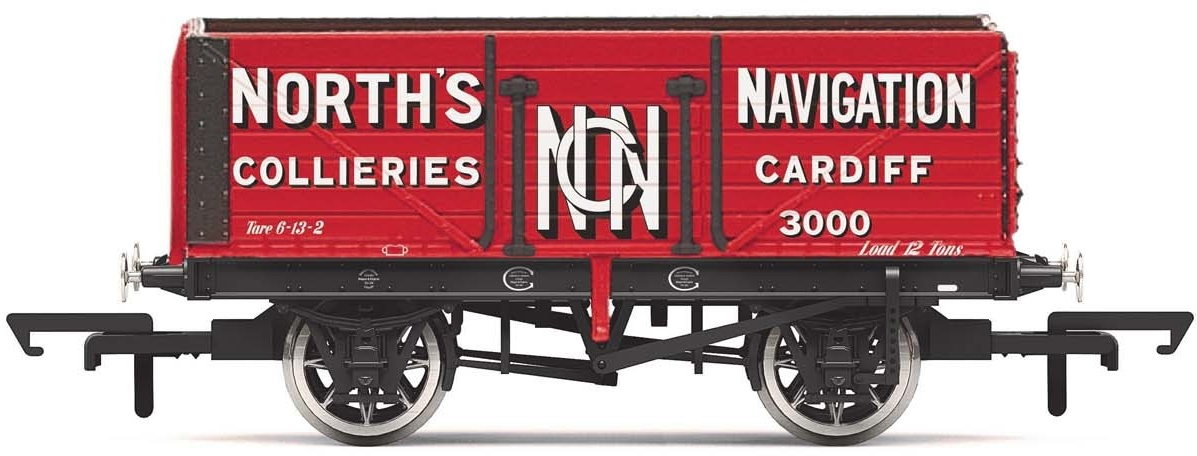 Hornby R6904 7 Plank Wagon North's Navigation Collieries 3000 Image