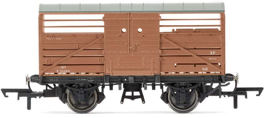 Hornby R6840A Cattle Wagon British Railways 552347 Image