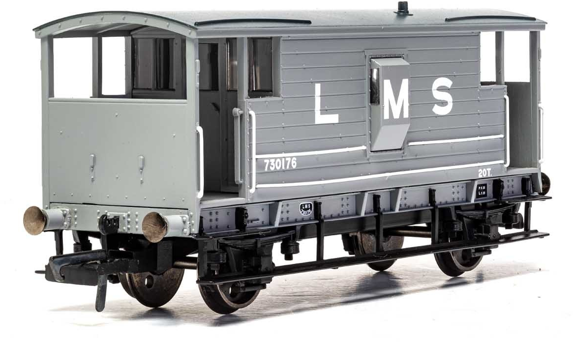 Hornby R6907A Brake Van London, Midland & Scottish Railway 730473 Image