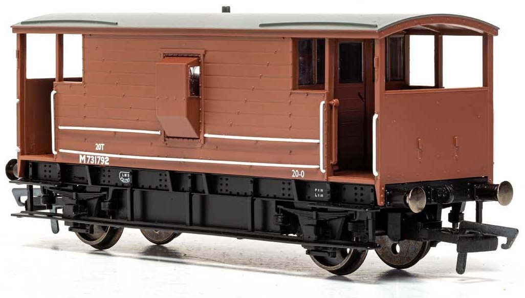Hornby R6909A Brake Van British Railways Bauxite M731792 Image