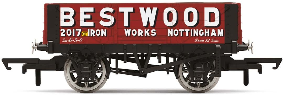 Hornby R6946 4 Plank Wagon Bestwood Iron Works 2017 Image