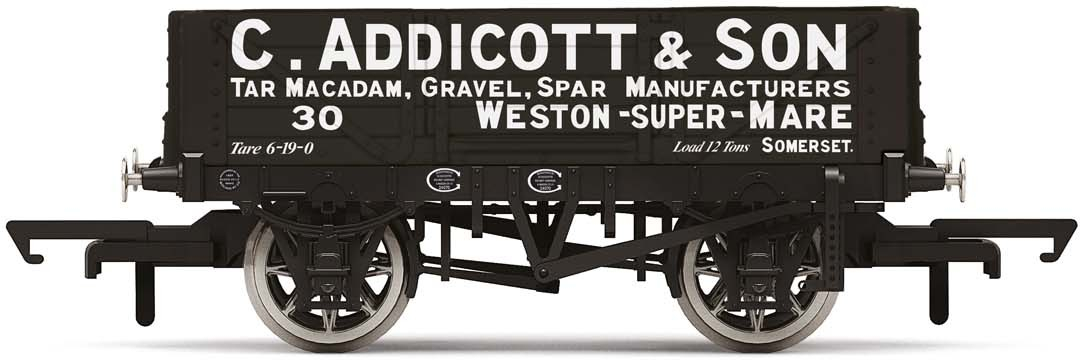 Hornby R6945 4 Plank Wagon C. Addicott & Son 30 Image