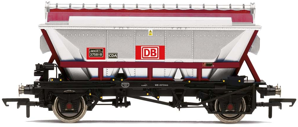 Hornby R6962 British Rail CDA Covered China Clay DB Cargo UK Red 375010 Image