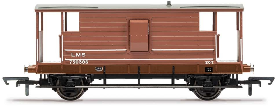 Hornby R6935 Brake Van London, Midland & Scottish Railway 730386 Image