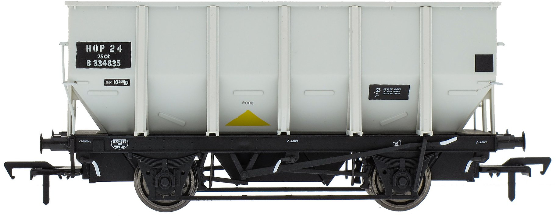 Accurascale ACC1007-HUO-P British Rail HUO '24.5t HOP24' Coal Hopper British Rail Grey B334835 Image