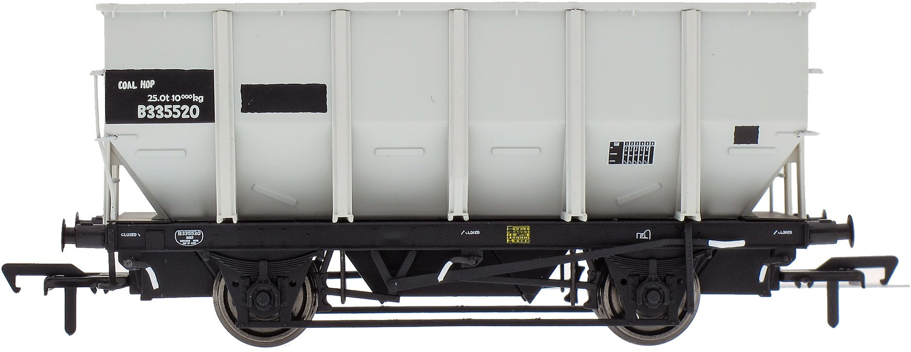 Accurascale ACC-HUO-PTOP-BNDL2 British Rail HUO '24.5t HOP24' Coal Hopper British Rail B335520 Image