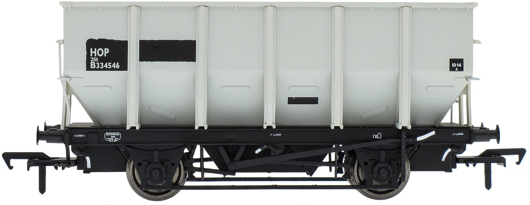 Accurascale ACC-HUO-PTOP-BNDL2 British Rail HUO '24.5t HOP24' Coal Hopper British Rail B334546 Image