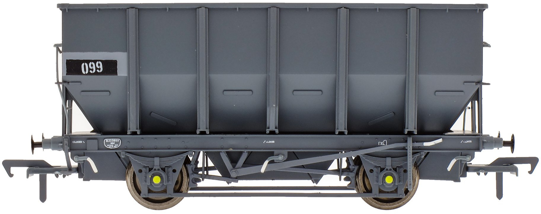 Accurascale ACC1025-HUO-L British Rail HUO '24.5t HOP24' Coal Hopper National Coal Board Dark Grey 099 Image