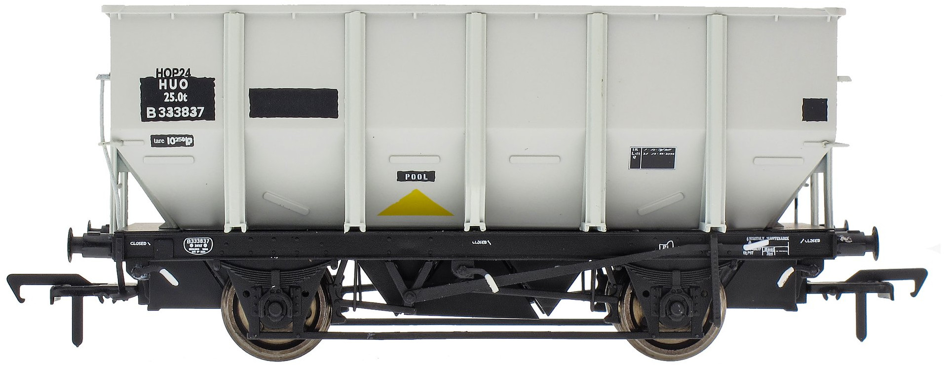Accurascale ACC1012-HUO-G British Rail HUO '24.5t HOP24' Coal Hopper British Rail Grey B333837 Image