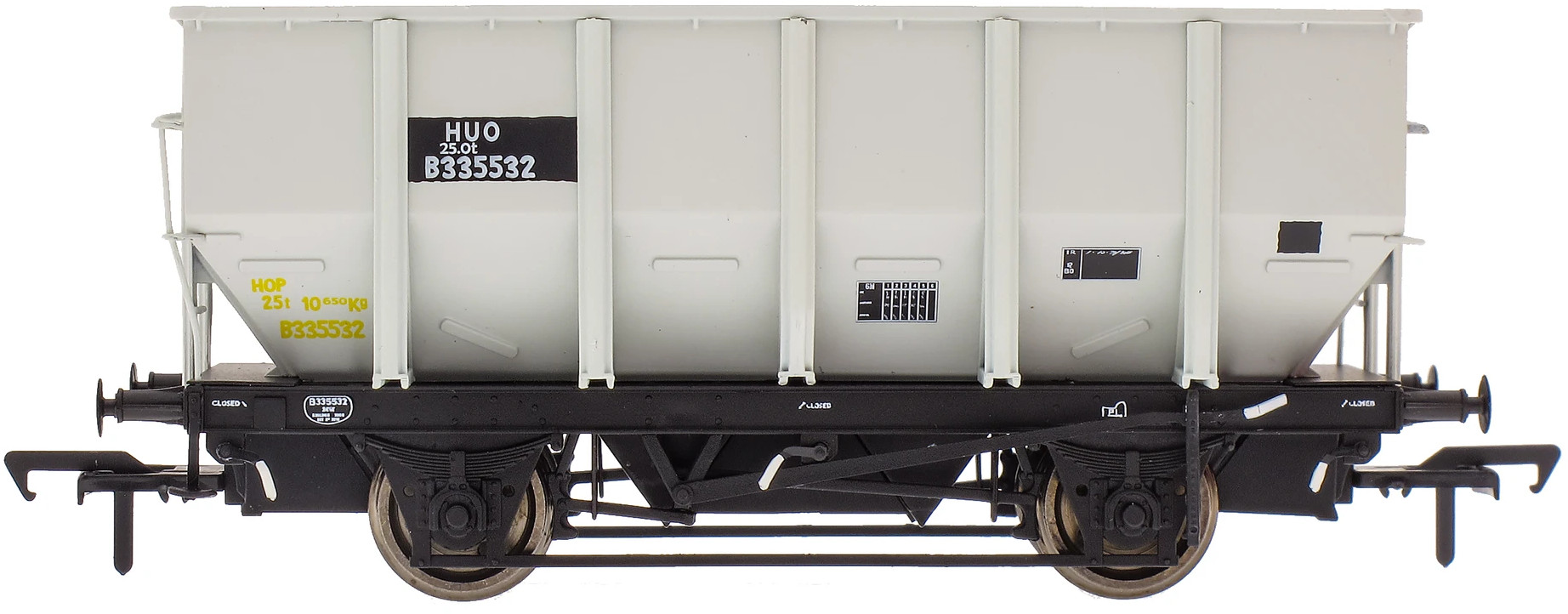 Accurascale ACC1016-HUO-J British Rail HUO '24.5t HOP24' Coal Hopper British Rail Grey B335532 Image