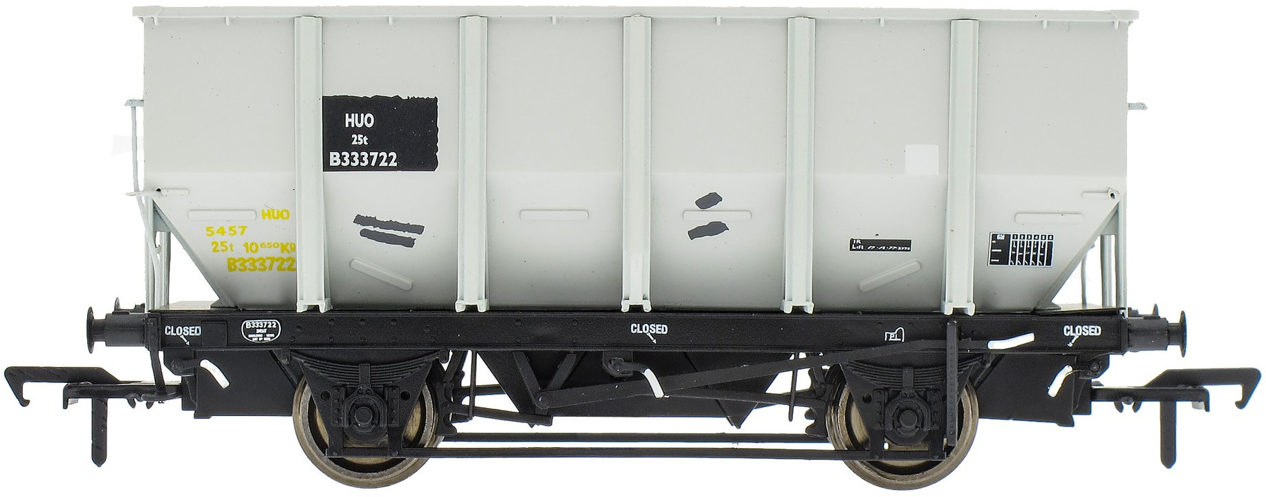 Accurascale ACC1011-HUO-F British Rail HUO '24.5t HOP24' Coal Hopper British Rail Grey B333722 Image