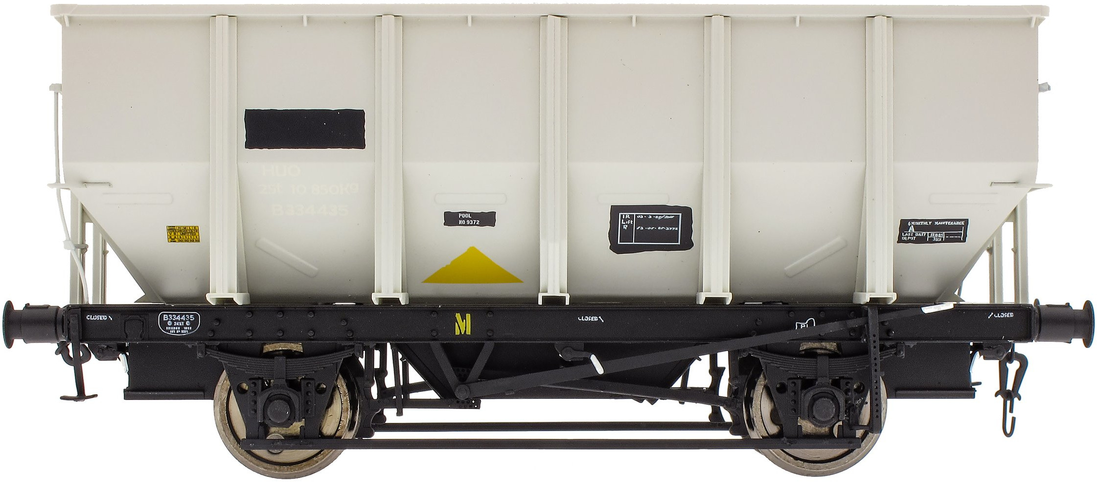 Accurascale HUO-ALL-BNDL British Rail HUO '24.5t HOP24' Coal Hopper British Rail Grey B334435 Image