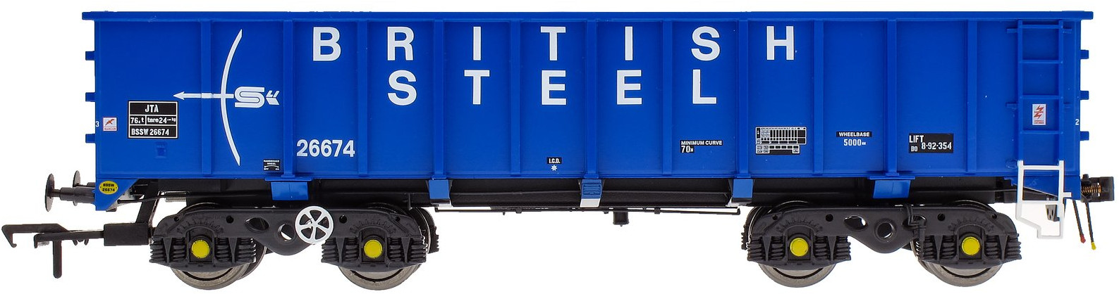 Accurascale ACC2103BSCB Tippler Wagon British Steel BSSW26674 Image