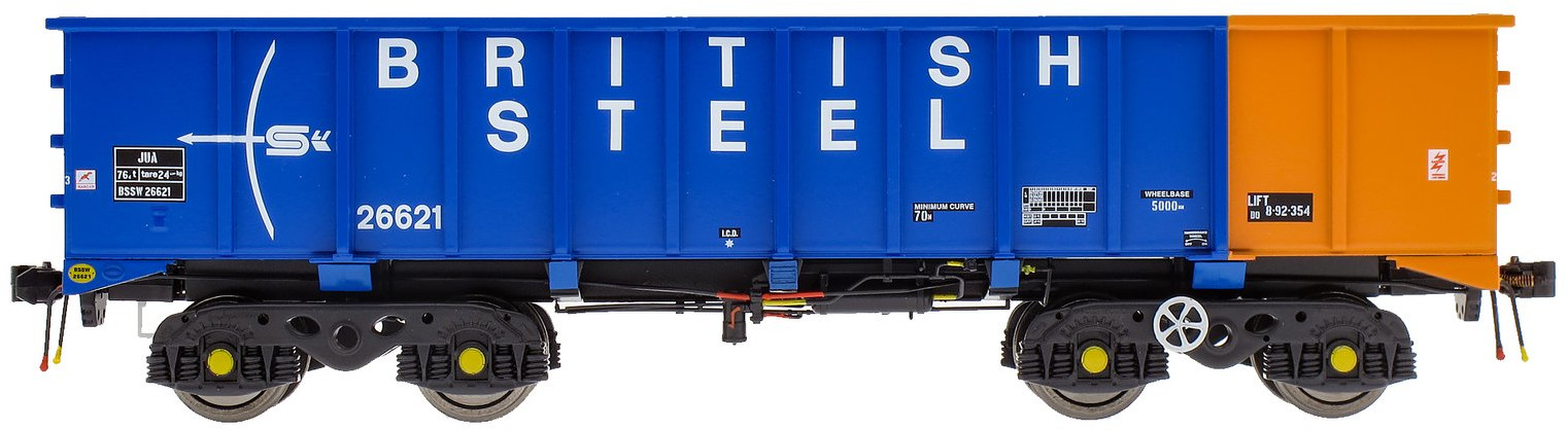 Accurascale ACC2104BSCB Tippler Wagon British Steel BSSW26621 Image