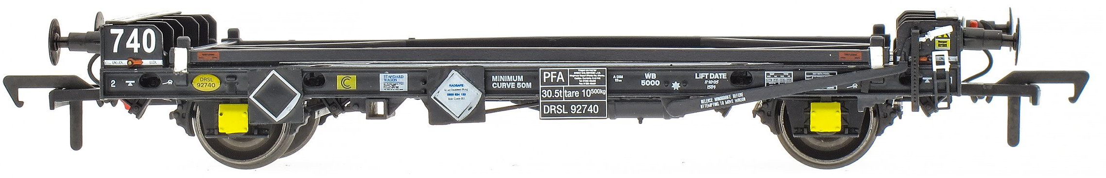 Accurascale ACC2082DRSP Flat Direct Rail Services DRSL92740 Image