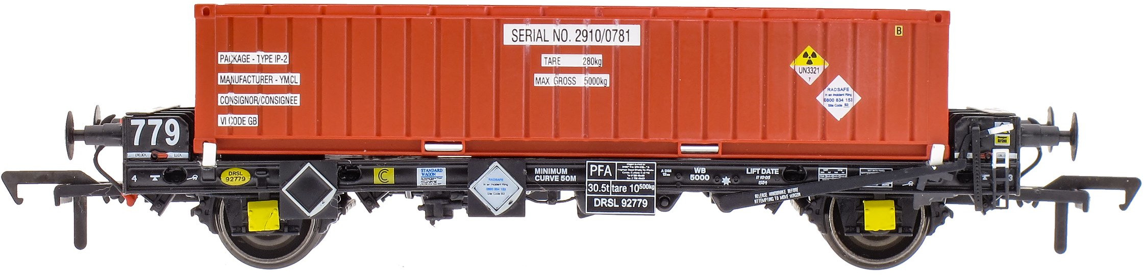 Accurascale ACC2085DRSR Flat Direct Rail Services DRSL92779 Image