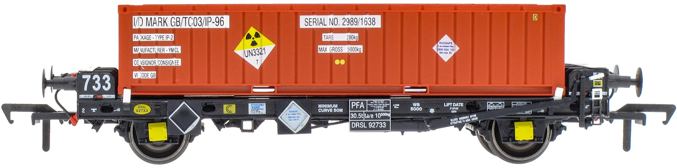 Accurascale ACC2084DRSQ Flat Direct Rail Services DRSL92733 Image