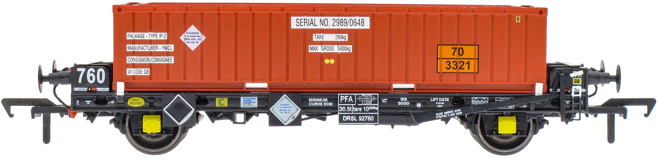 Accurascale ACC2084DRSQ Flat Direct Rail Services DRSL92760 Image