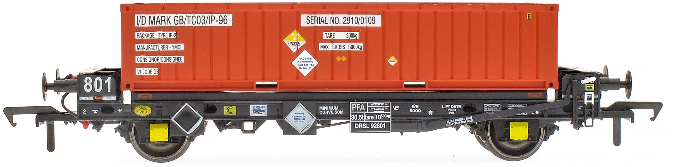 Accurascale ACC2081DRSO Flat Direct Rail Services DRSL92801 Image