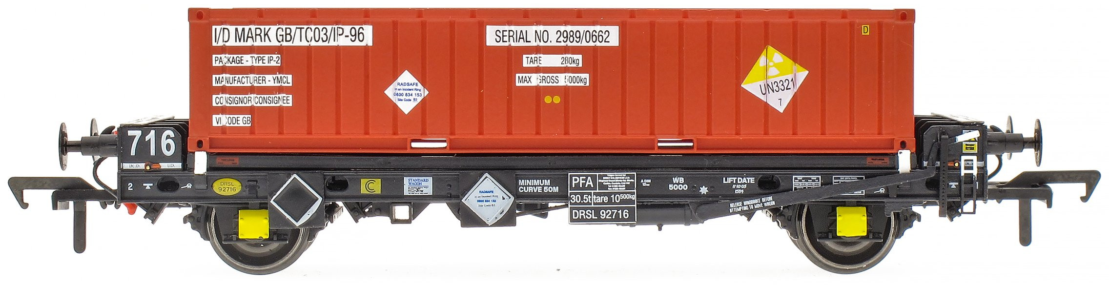 Accurascale ACC2080DRSN Flat Direct Rail Services DRSL92716 Image