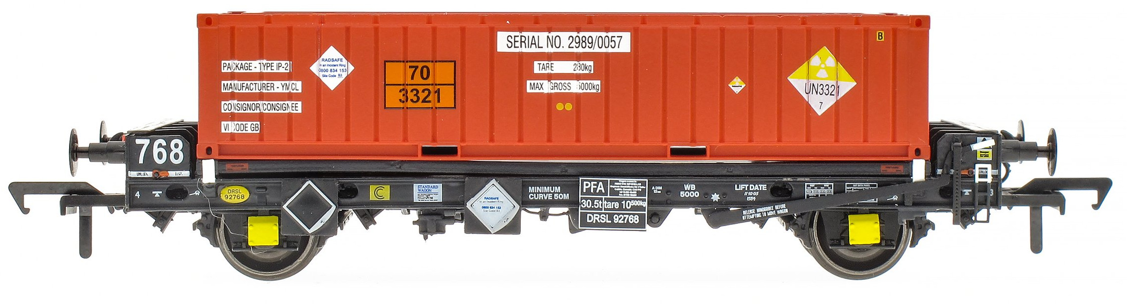 Accurascale ACC2080DRSN Flat Direct Rail Services DRSL92768 Image