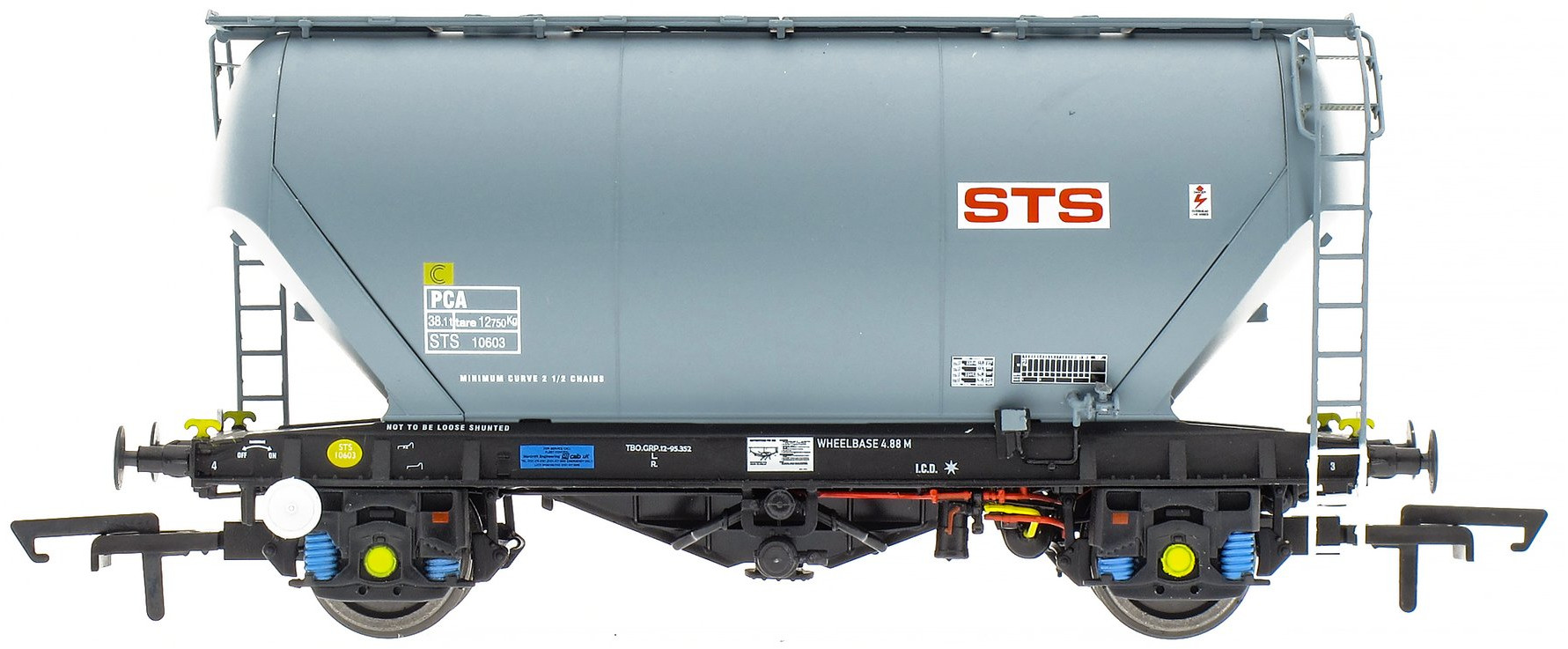 Accurascale ACC-PCA-STS-RAKE British Rail PCA Bulk Powder STS Grey STS10603 Image