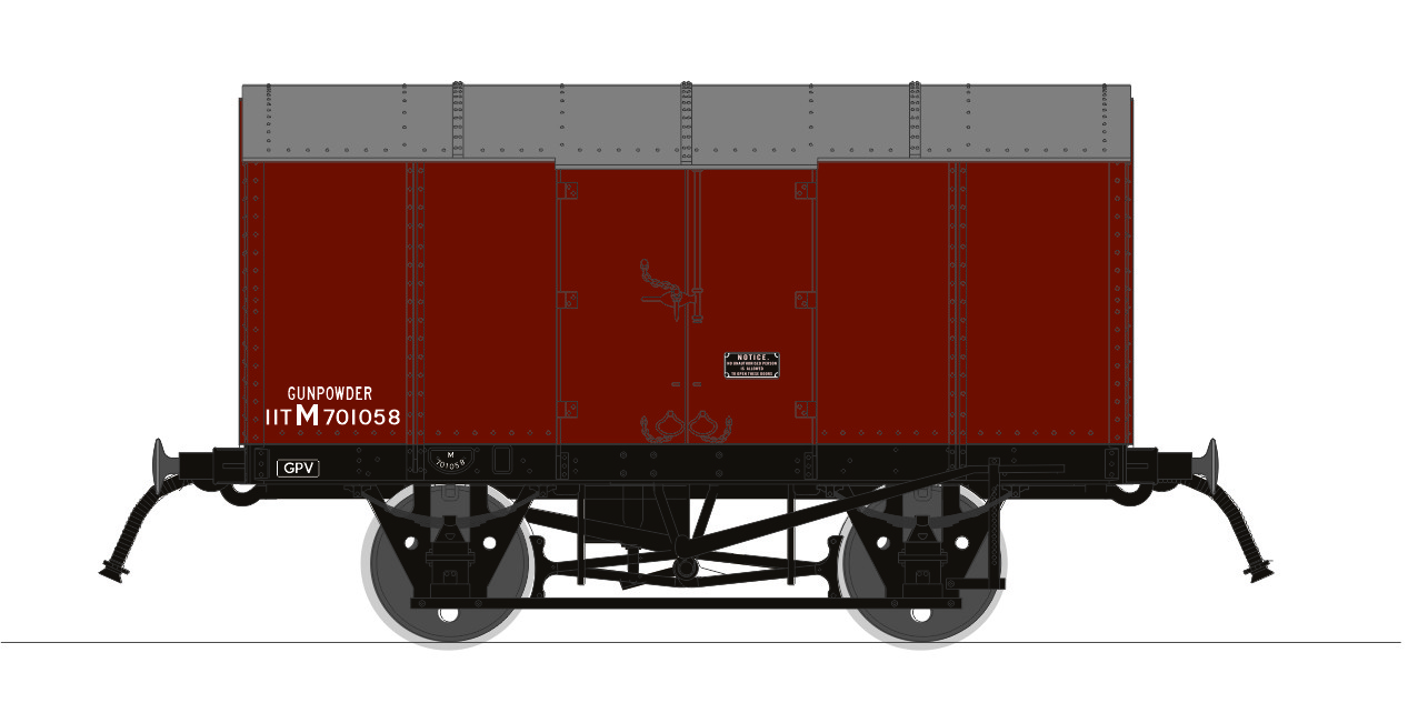 Rapido 902002 Gunpowder Van British Railways M701508 Image