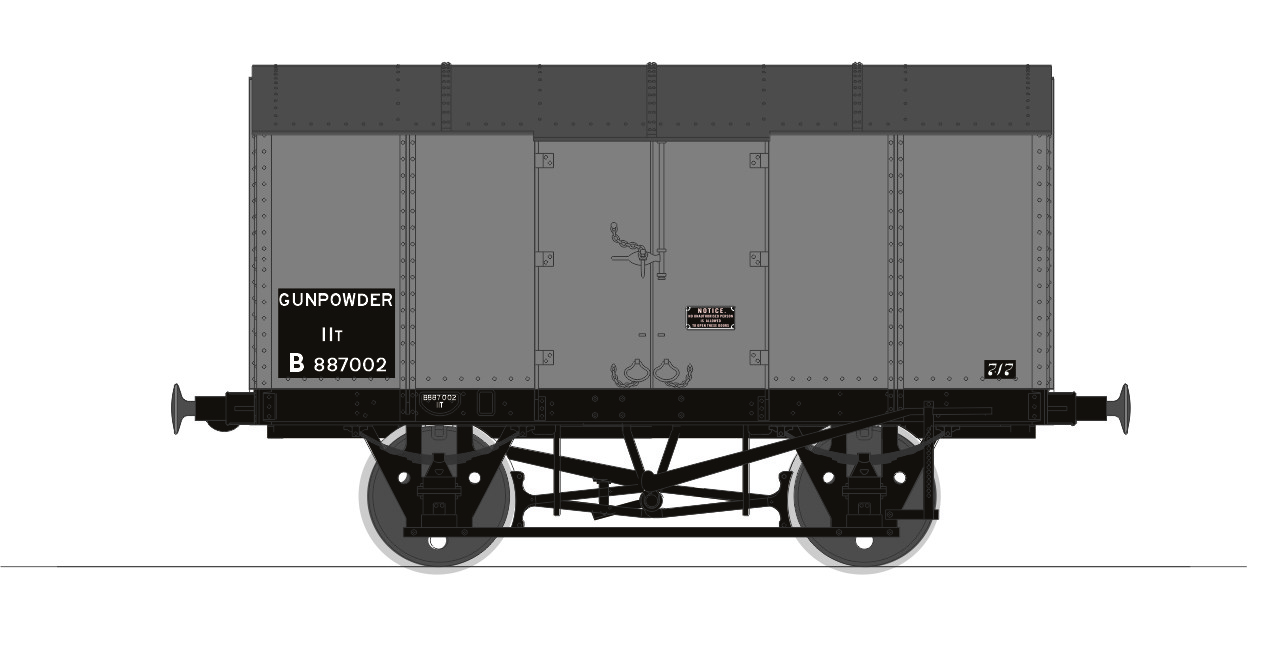Rapido 902003 Van British Railways B887001 Image