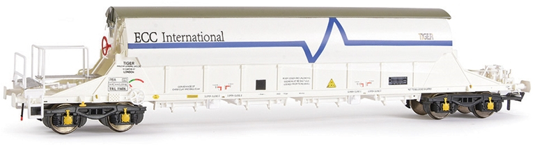 EFE Rail E87012 British Rail PBA Bogie Covered China Clay Tiger Rail Limited ECC International White TRL11606 Image