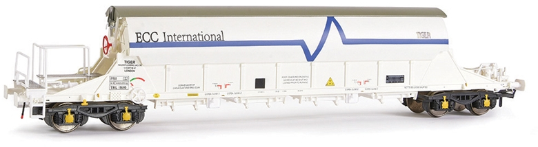 EFE Rail E87013 British Rail PBA Bogie Covered China Clay Tiger Rail Limited ECC International White TRL11610 Image