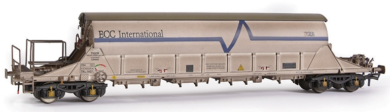 EFE Rail E87014 British Rail PBA Bogie Covered China Clay Tiger Rail Limited ECC International White TRL11627 Image