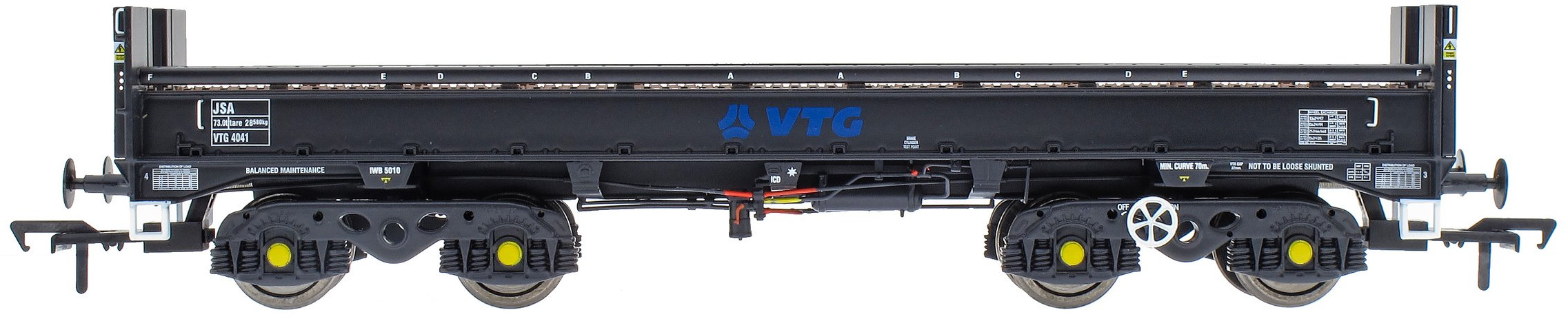 Accurascale ACC2132VTGO1 British Rail JSA Bogie Steel Coil VTG Rail UK Limited Black VTG 4041 Image