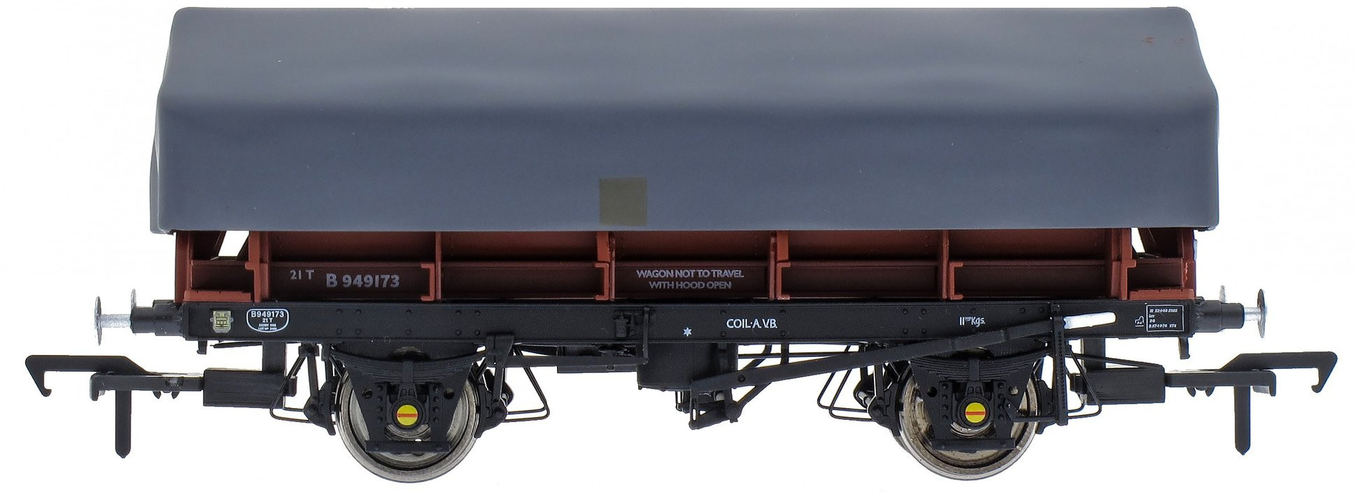 Accurascale ACC1101-COILAB British Rail KAV 'Coil-A' Steel Coil British Rail Bauxite B949173 Image