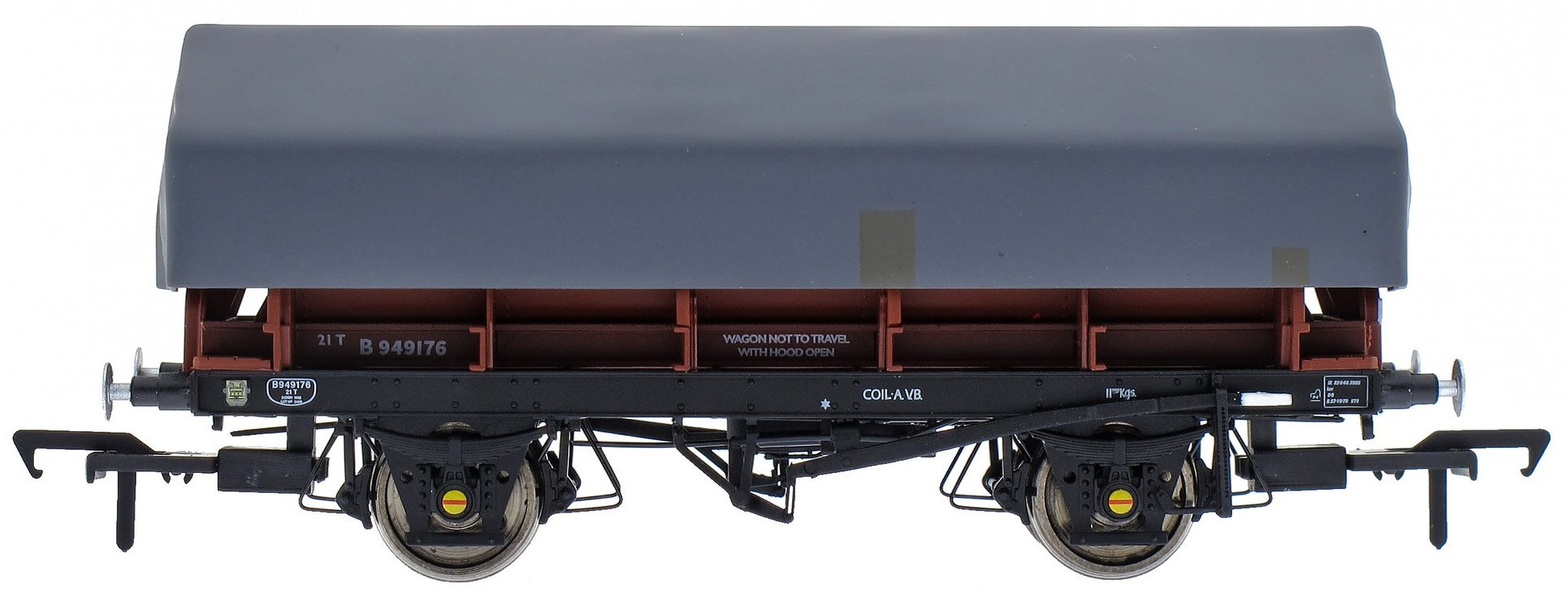 Accurascale ACC1101-COILAB British Rail KAV 'Coil-A' Steel Coil British Rail Bauxite B949176 Image