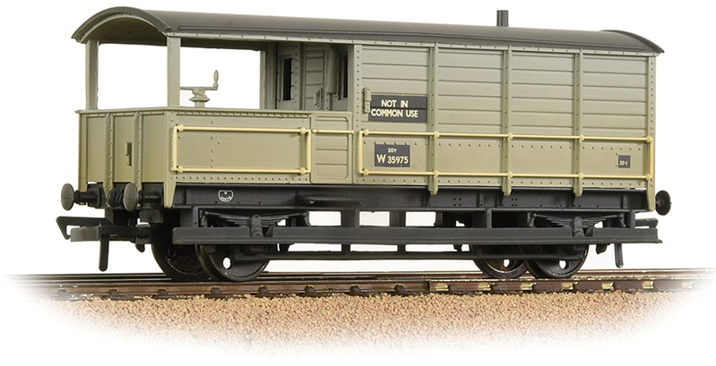 Bachmann 33-308A Great Western Railway 20t 'Toad' Brake Van British Railways Grey W35975 Image