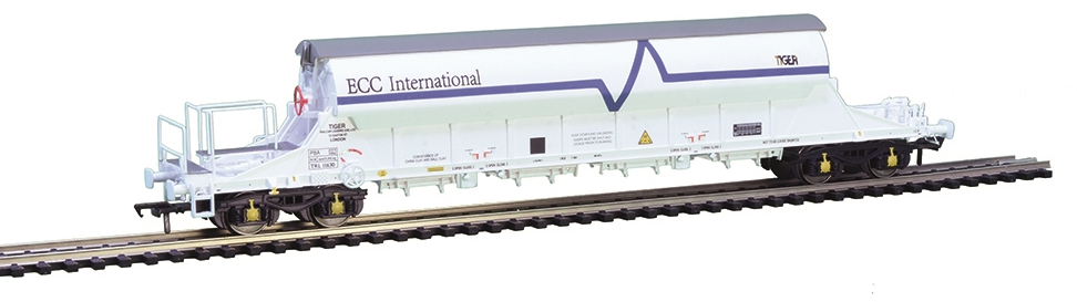 EFE Rail E87029 British Rail PBA Bogie Covered China Clay Tiger Rail Limited ECC International White TRL11630 Image