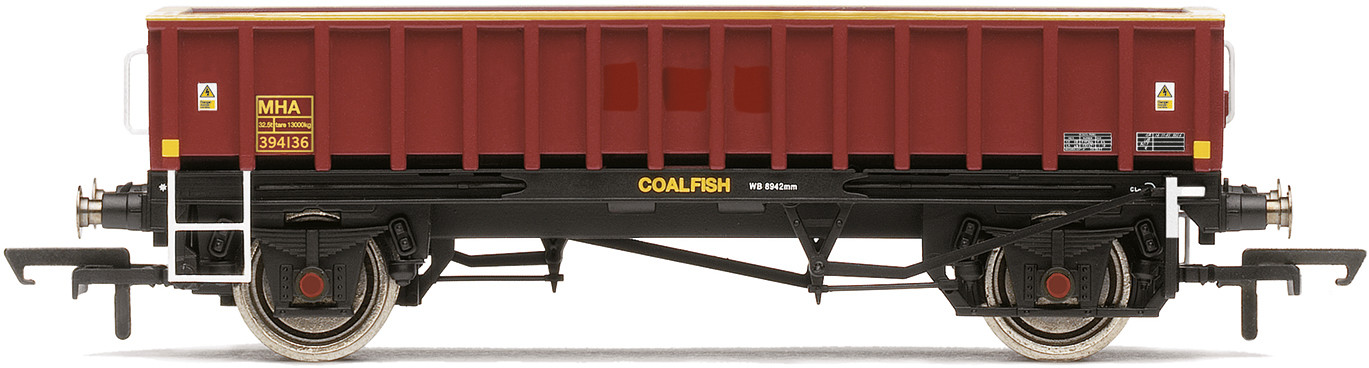 Hornby R60162 British Rail MHA 'Coalfish' Ballast/Spoil English, Welsh & Scottish Railway Maroon 394136 Image