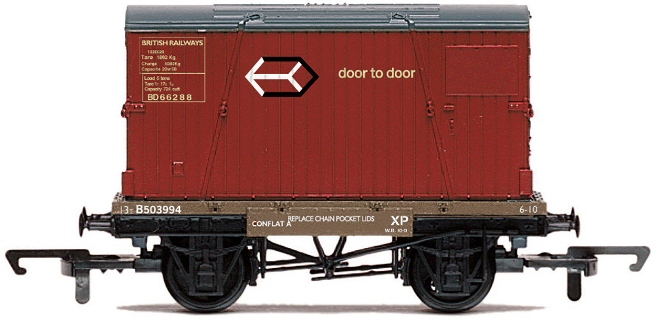 Hornby R60108 Conflat British Railways B503994 Image