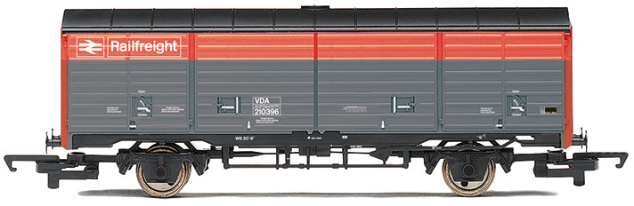 Hornby R60098 British Rail VAA/VBA/VCA/VDA 'Vanfit' Van British Rail Railfreight Grey & Red 210396 Image