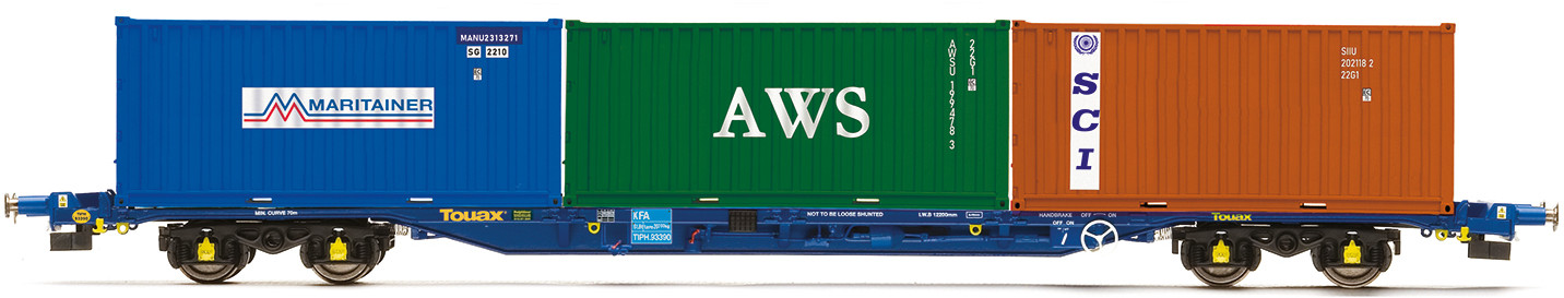 Hornby R60131 British Rail KFA Bogie Flat Touax Image