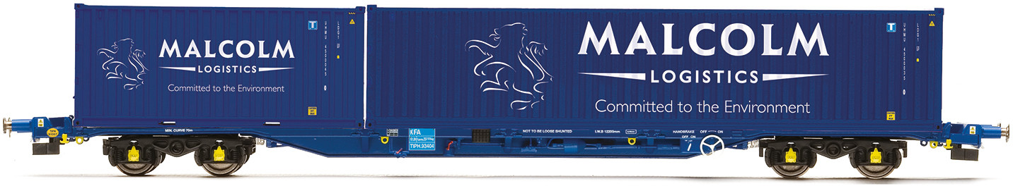 Hornby R60133 British Rail KFA Bogie Flat Malcolm Rail Image