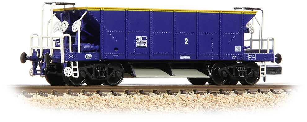 Graham Farish 377-005 British Rail YGA/YGB 'Seacow' Bogie Ballast Mainline Freight Limited Blue DB982648 Image
