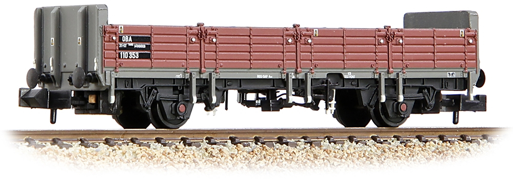 Graham Farish 373-625E British Rail OAA/OBA Dropside Open English, Welsh & Scottish Railway Maroon 110353 Image