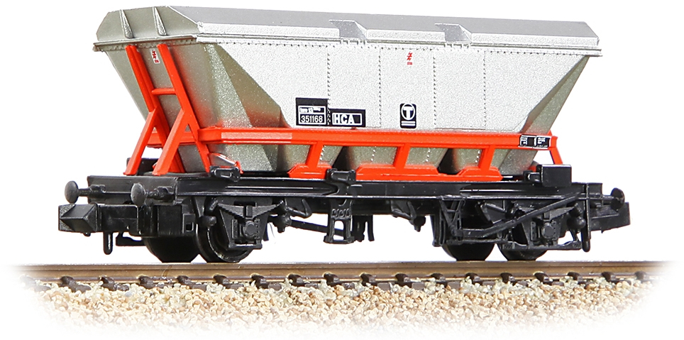 Graham Farish 373-950D British Rail HCA MGR Coal Hopper with canopy Transrail Freight Red 351168 Image