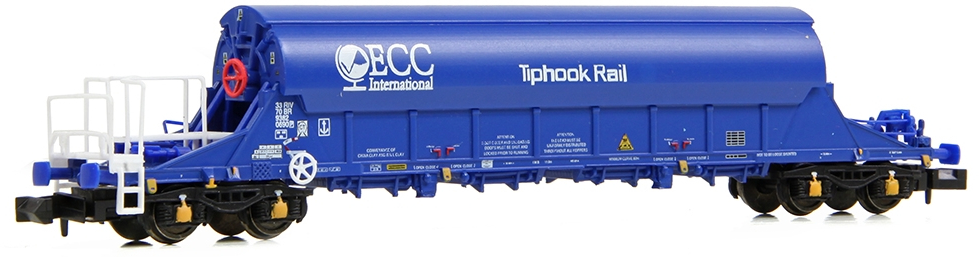 EFE Rail E87524 British Rail PBA Bogie Covered China Clay Tiphook PLC ECC International Blue TRL33709382069 Image