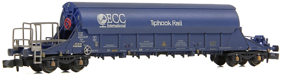 EFE Rail E87526 British Rail PBA Bogie Covered China Clay Tiphook PLC ECC International Blue TRL33709382073 Image