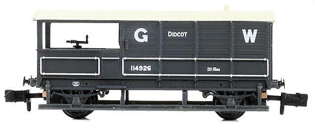 Graham Farish 370-052 Brake Van Great Western Railway Grey 114926 Image