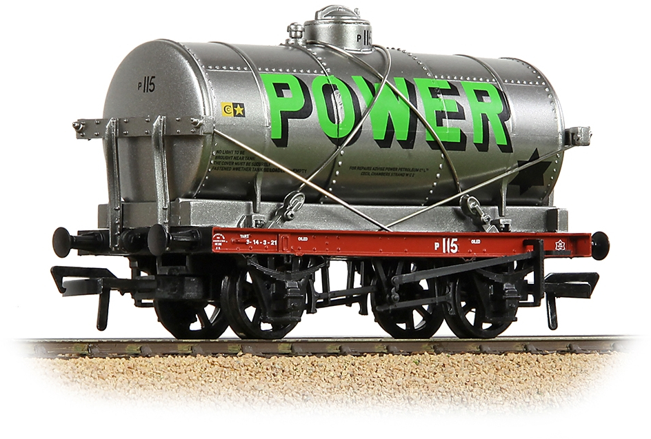 Bachmann 37-686 British Railways 14T Tank Power Petroleum Company Limited Silver 115 Image